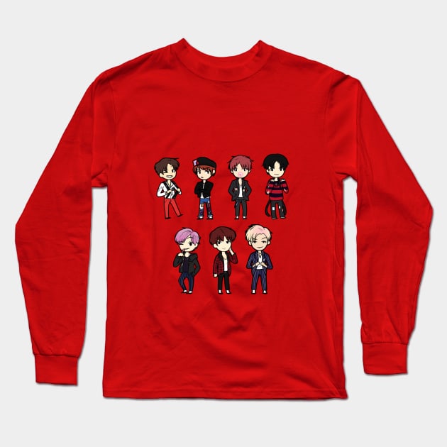 BTS - War of Hormones Long Sleeve T-Shirt by areluctanthero